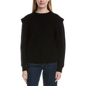 Maison Heritage Womens  Carla Wool & Cashmere-Blend Sweater, Black